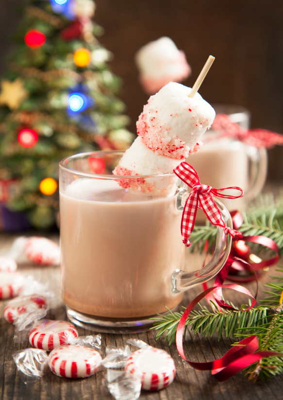 Hot chocolate with marshmallows